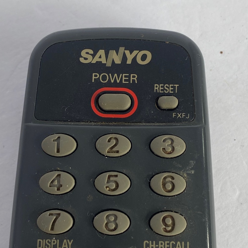 Sanyo TV Remote Control FXFJ Replacement Unit Untested
